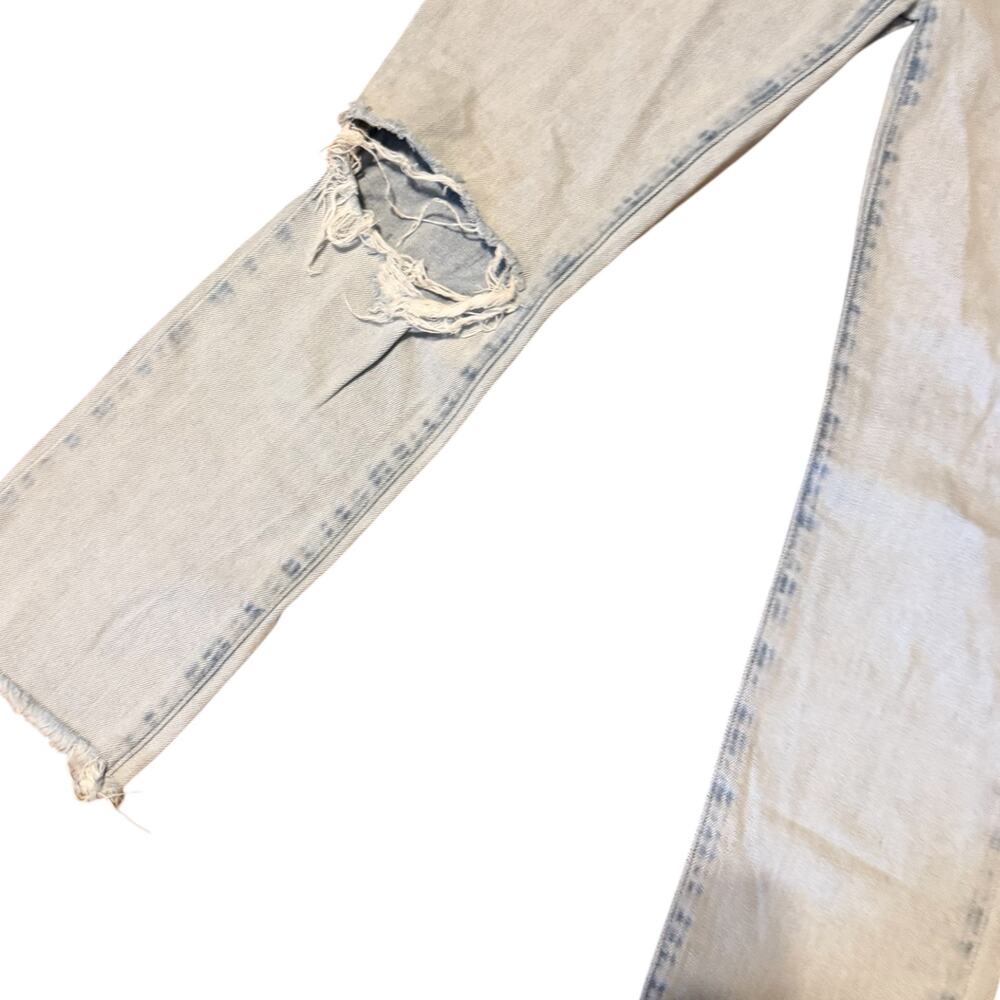 Pistola | Button Fly Light Wash Distressed Flare Leg Jeans Size 27 - Picture 2 of 7